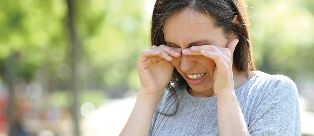 Alergia primaveral en los ojos